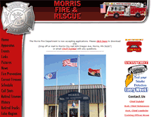 Tablet Screenshot of morrisfire.com